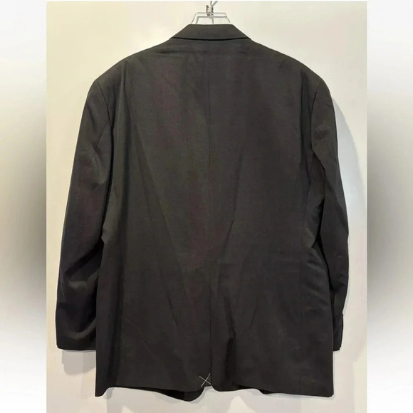 NWOT Haggar Gray Suit‎ Jacket Blazer Mens Size 48L (SU) - Picture 3 of 8